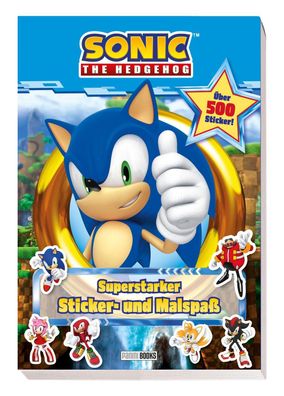 Sonic The Hedgehog: Superstarker Sticker - und Malspaß: Sticker- und Malblo