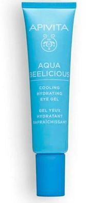 Apivita Aqua Beelicious Augen-Gel, kühl und feuchtigkeitsspendend, 15 ml