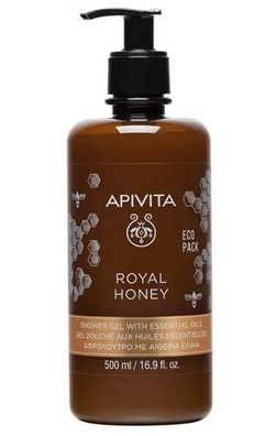 Apivita Royal Honey Duschgel mit ätherischen Ölen, 250 ml