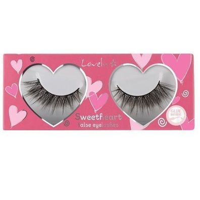 Lovely Sweetheart Falsche Wimpern am Band, 1 Set