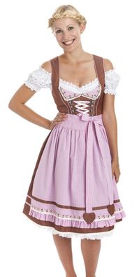 Dirndl 40566 007 Awakening 60er Länge braun - Farbe: braun Größe: 34