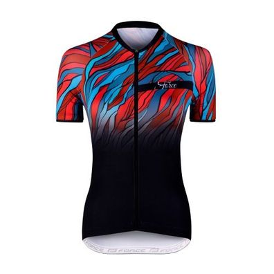 Force Jersey LIFE kurzarm, Damen, Rot-Blau *