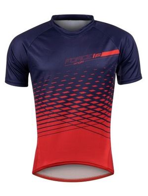 Jersey FORCE MTB ANGLE blau-rot