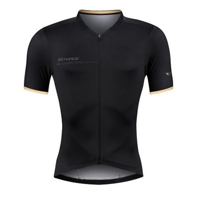 Jersey FORCE GOLD kurzarm schwarz - gold