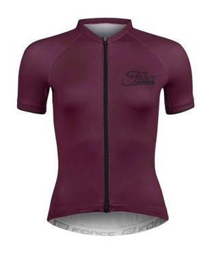 Trikot FORCE CHARM Damen kurz weinrot