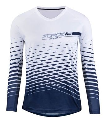 Jersey F MTB ANGLE weites Shirt blau-weiß