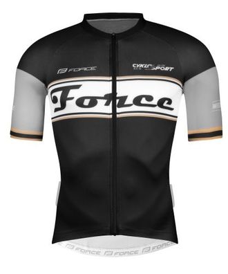 Jersey FORCE RETRO Kurzjacke schwarz - gold