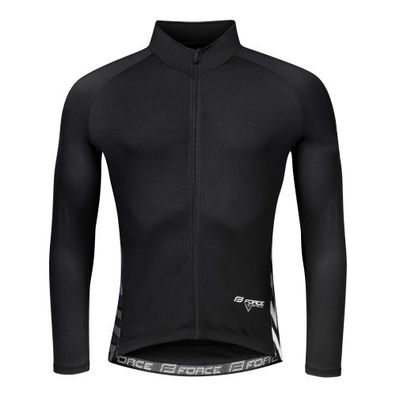 Jersey FORCE SPIKE Langarm schwarz/ weiss 10 °C bis + 15 °C