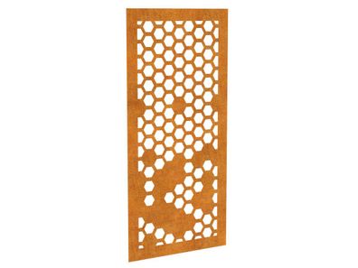 Durchbrochenes Gartenpaneel aus Corten DECORA 8