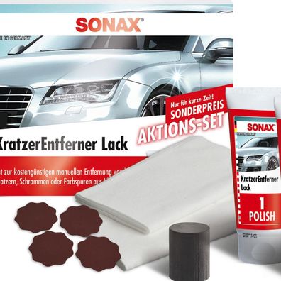 SONAX Kratzer Entferner Lack Aktions Set 9teilig