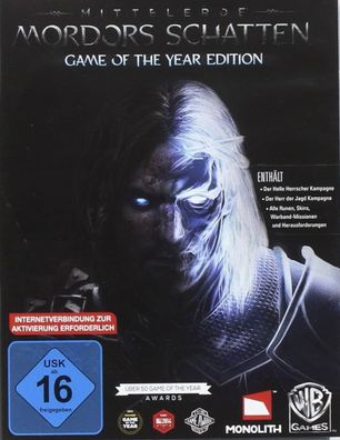 Mittelerde Mordors Schatten GotY (PC 2015 Nur Steam Key Download Code) Keine DVD