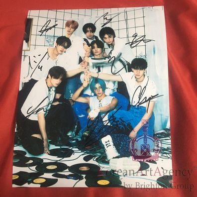 Stray Kids Bang Chan Lee Know Changbin Hyunjin Han Felix Seungmin I.N 10" Autograph