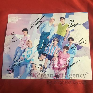 Stray Kids Bang Chan Lee Know Changbin Hyunjin Han Felix Seungmin I.N 10" Autograph