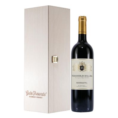 Barbera d'Alba DOC Rotwein mit Geschenk-HK