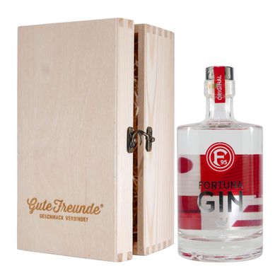 Fortuna Gin mit Geschenk-Holzkiste