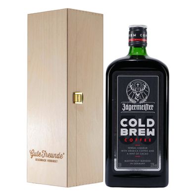 Jägermeister Cold Brew Coffee 1,0L mit Geschenk-HK