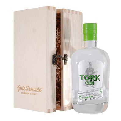 Tork Gin mit Geschenk-Holzkiste