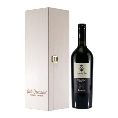 Leone de Castris Primitivo IGT Rotwein mit Geschenk-HK