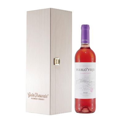 Pueblo Viejo Rioja Rosado Roséwein mit Geschenk-HK