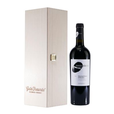 Sassopiano Montepulciano d'Abruzzo DOP mit Geschenk-HK