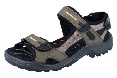 ECCO Herren Sandale Offroad Yucatan grau tarmac moon rock Nubukleder