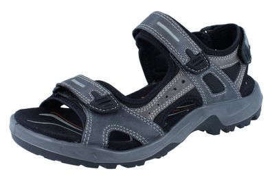 ECCO Offroad Yucatan Herren Sandale blau marine Nubukleder