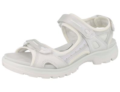 ECCO Offroad Yucatan Woman´s Damen Sandalen Trekkingsandale weiß Leder