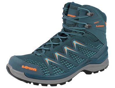 LOWA Innox Pro GTX Mid Ws Damen Outdoor Trekkingschuhe Wanderschuhe petrol