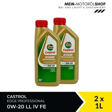 Castrol Edge Professional LL IV FE 0W-20 2x1 Liter