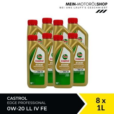 Castrol Edge Professional LL IV FE 0W-20 8x1 Liter