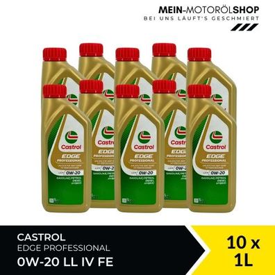 Castrol Edge Professional LL IV FE 0W-20 10x1 Liter
