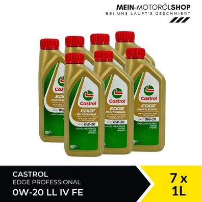 Castrol Edge Professional LL IV FE 0W-20 7x1 Liter