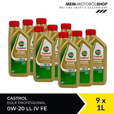 Castrol Edge Professional LL IV FE 0W-20 9x1 Liter
