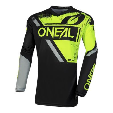 O'NEAL Bike Jersey Element Shocker Black/Neon Yellow