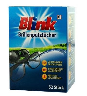 Blick Premium Brillenputztücher 52 Stück von Blink