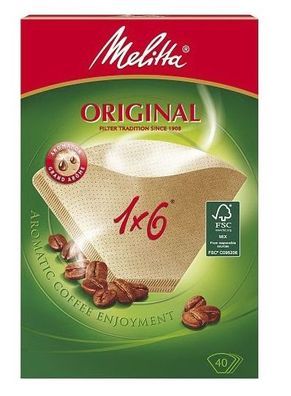 Melitta Einweg Kaffeefilter 40 Stk Premiumpapier