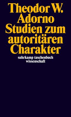 Studien zum autoritären Charakter, Theodor W. Adorno