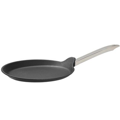 SKK Guss Pfannkuchen-Pfanne 24 cm Antihaft Crepespfanne Pan Cake Edelstahlgriff