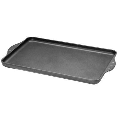 SKK Guss Grillplatte 43x28 cm Bratplatte TeppanYaki Aluguss Antihaft beschichtet