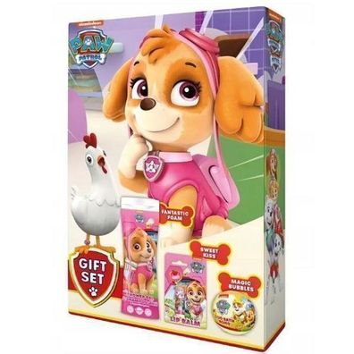 Paw Patrol Badeset: Badebombe 100g, Lippenbalsam 4,4g, Duschgel 300ml