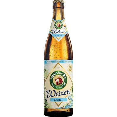 Alpirsbacher Weizen Kristall - Kiristallweizen mit 5,5% Vol 12 x 0,5 L