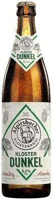 Alpirsbacher Kloster Dunkel 12 x 0,5l - malzbetontes Dunkelbier mit 5,2% Vol