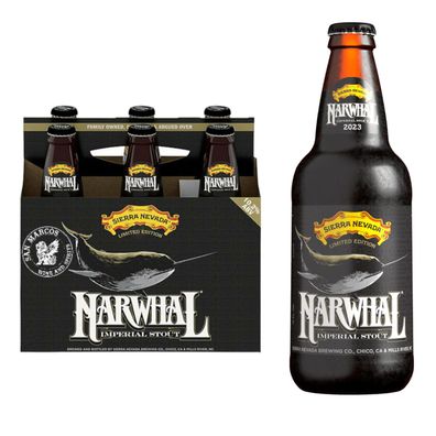 12 x Sierra Nevada Narwhal 0,35l - Starkbier mit 10,2% Imperial Stout 17,57/L