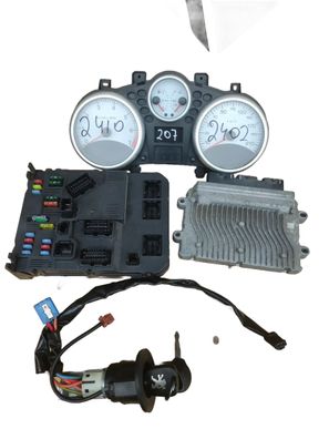 Steuergerät Set Peugeot 207 HW9655883280 SW9666498280