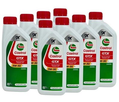Castrol GTX 5W-30 C4 8x1 Liter