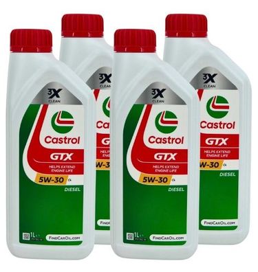 Castrol GTX 5W-30 C4 4x1 Liter