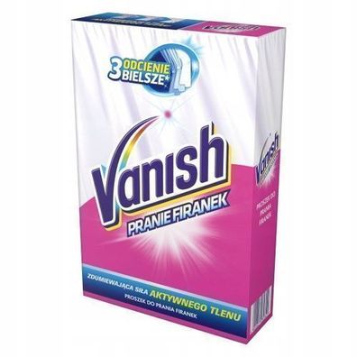 Vanish Weißes Waschpulver für Gardinen, 400g