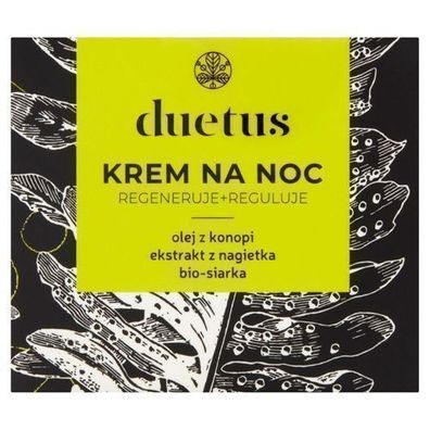 Duetus Nachtcreme für Mischhaut, 50 ml