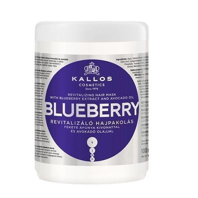 Kallos KJMN Blueberry Haarmaske, Avocado-Öl, 1000ml