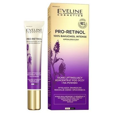 Eveline Cosmetics PRO-Retinol 100% Bakuchiol Silnie liftingujÄ?cy koncentrat pod oczy